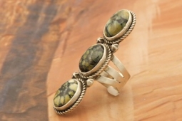 Genuine Nevada Variscite Sterling Silver Native American Ring